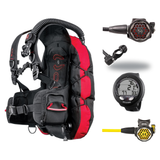 Hollis Cold Water Scuba Package – HD-200 BCD, DC7 Sealed Regulator, 150LX Octopus & Oceanic Veo 4.0 — Hollis LTS Light Trave…