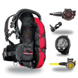 Hollis Cold Water Scuba Package – HD-200 BCD, DC7 Sealed Regulator, 150LX Octopus & Oceanic Veo 4.0 — Hollis LTS Light Trave…