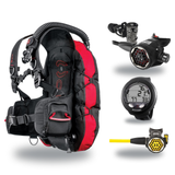 Hollis Cold Water Scuba Package – HD-200 BCD, DC7 Sealed Regulator, 150LX Octopus & Oceanic Veo 4.0 — Hollis LTS Light Trave…