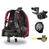 Hollis Cold Water Scuba Package – HD-200 BCD, DC7 Sealed Regulator, 150LX Octopus & Oceanic Veo 4.0 — Hollis HD-200 Heavy Du…