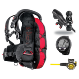 Hollis Cold Water Scuba Package – HD-200 BCD, DC7 Sealed Regulator, 150LX Octopus & Oceanic Veo 4.0 — Hollis LTS Light Trave…