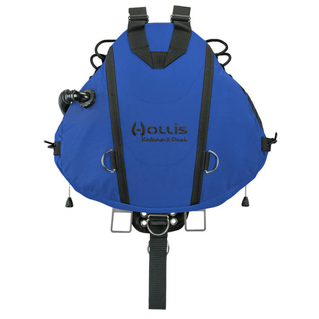 Hollis CRIB sidemount rig, Katana 2 Dual in Blue