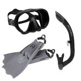 Hollis M-1 Dive Mask + Oceanic Ultra Dry 2 + Hollis F1 LT Fins