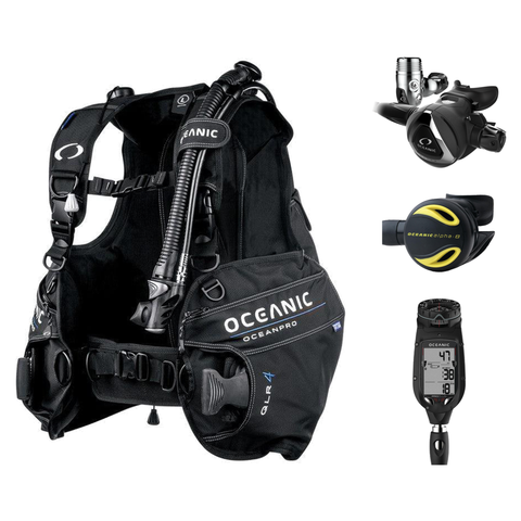 Oceanic Open Water Package – OceanPro BCD + Proplus 4.0 (Compass) + Delta 5 EDX + Alpha 8 Octopus