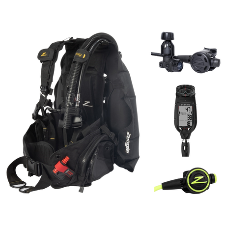Zeagle Performance Package – Fury BCD + F8 Regulator + F8 Octopus + Oceanic Proplus 4.0 (Compass)