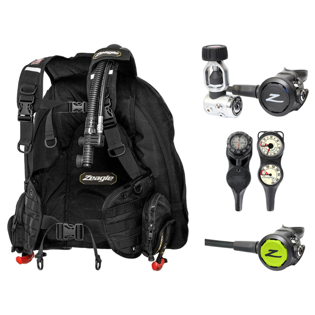 Zeagle Travel Package – Covert XT BCD + Envoy II Regulator + Envoy II Octopus + Slimline Co-Pilot — includes Zeagle Covert X…