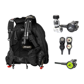 Zeagle Travel Package – Covert XT BCD + Envoy II Regulator + Envoy II Octopus + Slimline Co-Pilot