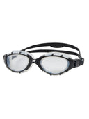 Zoggs Predator Flex Swimming Goggles Grey/Blue Clear Lens Adult