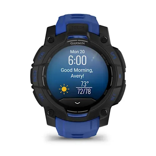 Garmin Instinct 3 - 45mm AMOLED Rugged GPS Smartwatch with Flashlight