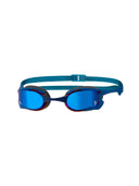 Zoggs Raptor Mirror Swimming Goggles Grey-Black Mirror Blue Lens