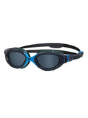 Zoggs Predator Flex Swimming Goggles Grey/Blue Clear Lens Adult