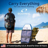 Atomic Frameless Dive Mask + Atomic SV1 Snorkel + Oceanic Mesh Dive Backpack