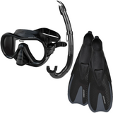 Seac Giglio Mask with Flash Snorkel & Speed Snorkeling Fins Set