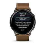 Garmin Venu 4 - 45mm AMOLED GPS Smartwatch with LED Flashlight