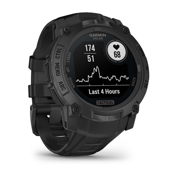 Garmin Instinct 3 50 mm Solar, Tactical rugged GPS smartwatch, Black 3