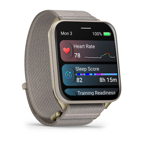 Garmin Venu X1 fitness smartwatch, Soft Gold / French Gray 3