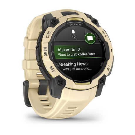 Garmin Instinct 3 45 mm AMOLED rugged GPS smartwatch, Citrine 3