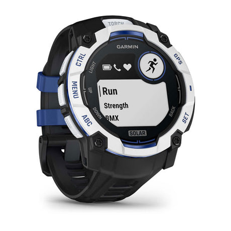 Garmin Instinct 3 50 mm Solar rugged GPS smartwatch, Whitestone 5
