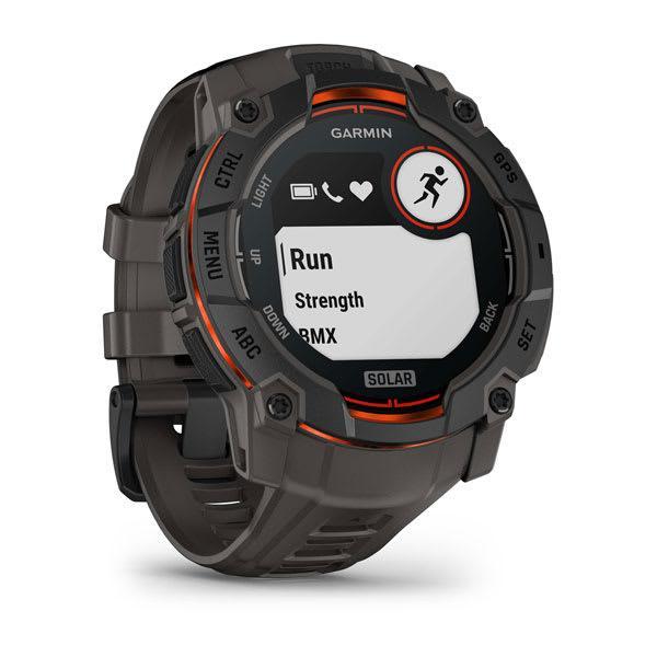 Garmin Instinct 3 50 mm Solar rugged GPS smartwatch, Black/Charcoal 3