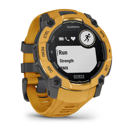 Garmin Instinct 3 50 mm Solar rugged GPS smartwatch, Sunburst 3