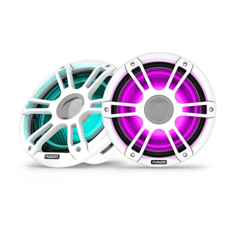 Fusion Signature Series 3i Marine Speakers, 8.8 in 330 W, Sports White with CRGBW LED (010-02773-10) - view 3