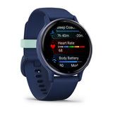 Garmin vívoactive 5 AMOLED GPS Fitness Smartwatch – Navy