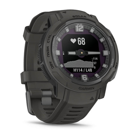 Garmin Instinct Crossover Hybrid GPS Smartwatch – Solar / Graphite