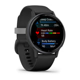 Garmin vívoactive 5 AMOLED GPS Fitness Smartwatch – Black and Slate