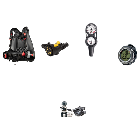 Atomic Aquatics Advanced Scuba Package (Level 3) – BC2 BCD + ST1 Sealed Regulator + Zeagle Octo Z II + Oceanic Maxdepth Cons…