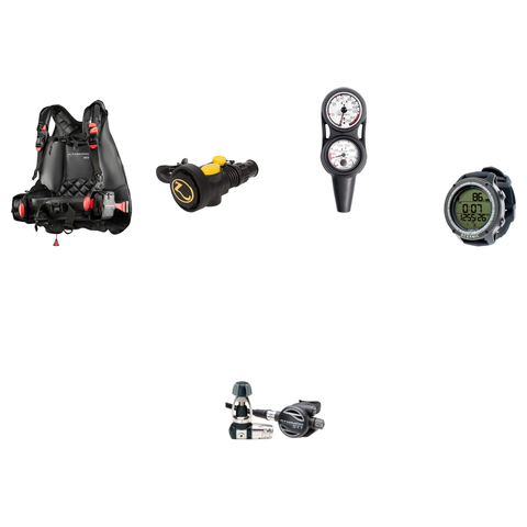 Atomic Aquatics Advanced Scuba Package (Level 3) – BC2 BCD + ST1 Sealed Regulator + Zeagle Octo Z II + Oceanic Maxdepth Console + Oceanic Geo Air Dive Computer