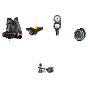 Atomic Aquatics Advanced Scuba Package (Level 3) – BC2 BCD + ST1 Sealed Regulator + Zeagle Octo Z II + Oceanic Maxdepth Cons…