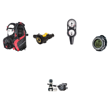 Atomic Aquatics Advanced Scuba Package (Level 3) – BC2 BCD + ST1 Sealed Regulator + Zeagle Octo Z II + Oceanic Maxdepth Cons…
