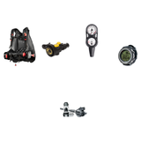 Atomic Aquatics Advanced Scuba Package (Level 3) – BC2 BCD + ST1 Sealed Regulator + Zeagle Octo Z II + Oceanic Maxdepth Cons…