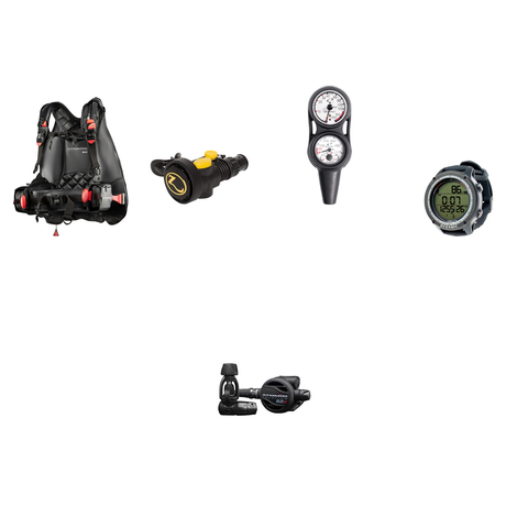 Atomic Aquatics Advanced Scuba Package (Level 3) – BC2 BCD + ST1 Sealed Regulator + Zeagle Octo Z II + Oceanic Maxdepth Cons…