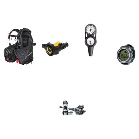 Atomic Aquatics Advanced Scuba Package (Level 3) – BC2 BCD + ST1 Sealed Regulator + Zeagle Octo Z II + Oceanic Maxdepth Cons…