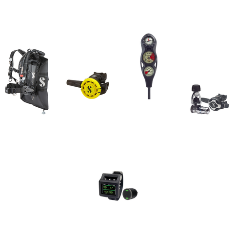 Scubapro Advanced Scuba Package (Level 3) – Hydros Pro 2 BCD + MK25 EVO/S620 Ti Regulator + R105 Octopus + 3-Gauge Console + G2 Air-Integrated Dive Computer