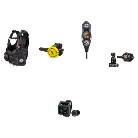 Scubapro Advanced Scuba Package (Level 3) – Hydros Pro 2 BCD + MK25 EVO/S620 Ti Regulator + R105 Octopus + 3-Gauge Console +…