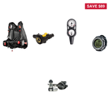 Atomic Aquatics Pro Scuba Package (Level 4) – BC2 BCD + T3 Titanium Regulator + Zeagle Octo Z II + Oceanic Maxdepth Console…