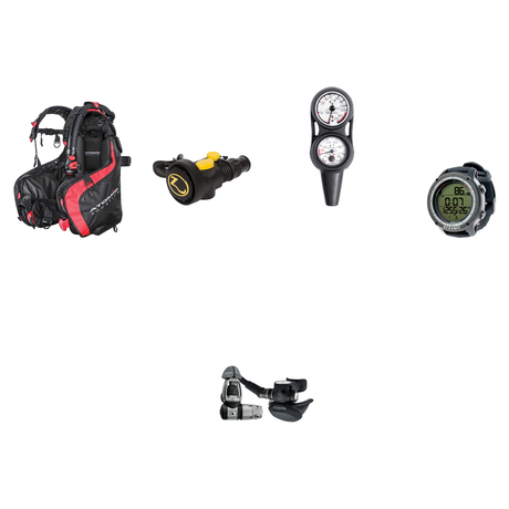 Atomic Aquatics Pro Scuba Package (Level 4) – BC2 BCD + T3 Titanium Regulator + Zeagle Octo Z II + Oceanic Maxdepth Console…