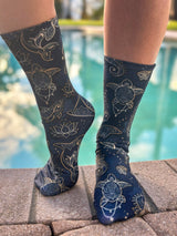 Spacefish Army Ocean Mandala Dive Socks