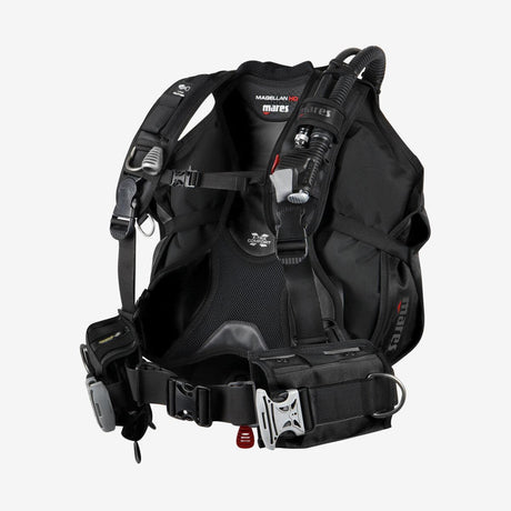 Mares Buoyancy Compensator BCD Vest Magellan HD-Black/Black-X-Small-