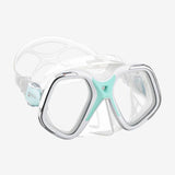 Mares Chroma Up Dive Mask-White/Aqua/Clear-