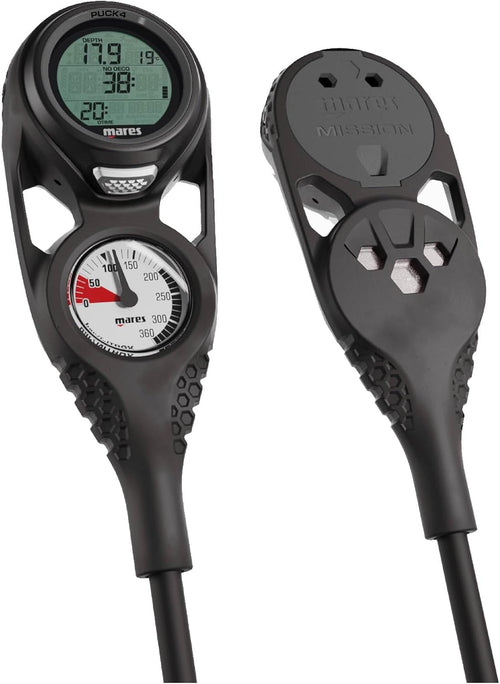 Mares Dive Console Puck 4 Mission 2 Black-