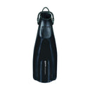 Mares Plana Avanti Quattro Plus Open Heel Bungee Strap Dive Fins-Black-S-