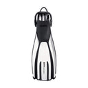 Mares Plana Avanti Quattro Plus Open Heel Bungee Strap Dive Fins-White-S-