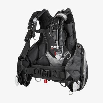 Mares Prestige Unisex BCD-Black/Silver-Large-