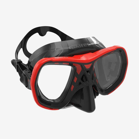 Mares Spyder Dive Mask-Red/Black/Black-