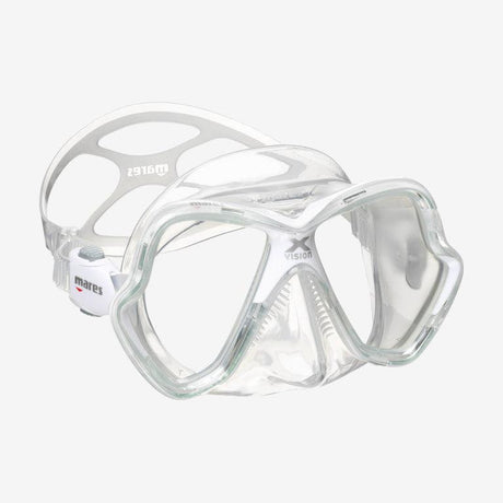 Mares X-Vision Dive Mask-White/Clear-