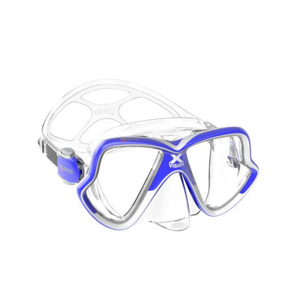 Mares X-Vision Mid 2.0 Dive Mask-Blue/Clear