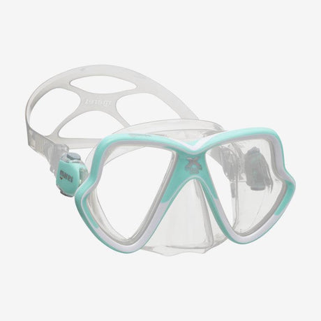 Mares X-Vision Mid 2.0 Dive Mask-Aqua/Clear-